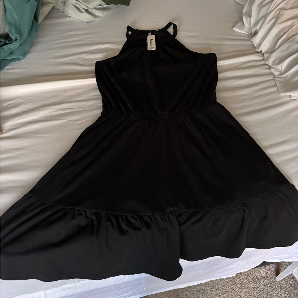 Black dress.  Amazon - very cute just too short for me